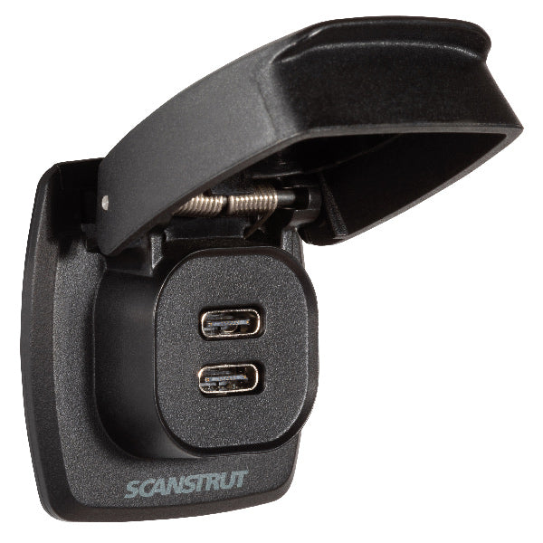 ScanStrut Flip-Pro vandtæt 2 x USB C ladestik 12-24V /36-60W