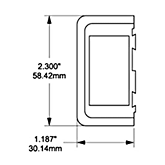 Blue Sea Systems Contura Mounting Panel Ende