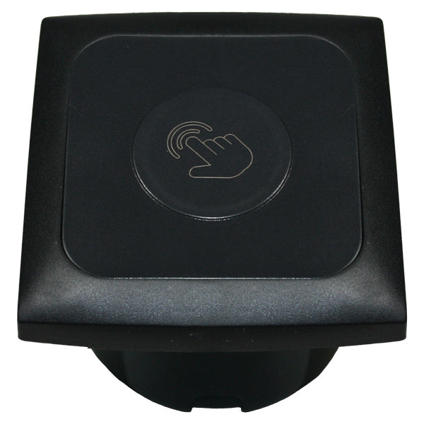 Touch dimmer 12v til indbygning komplet sort max 30W