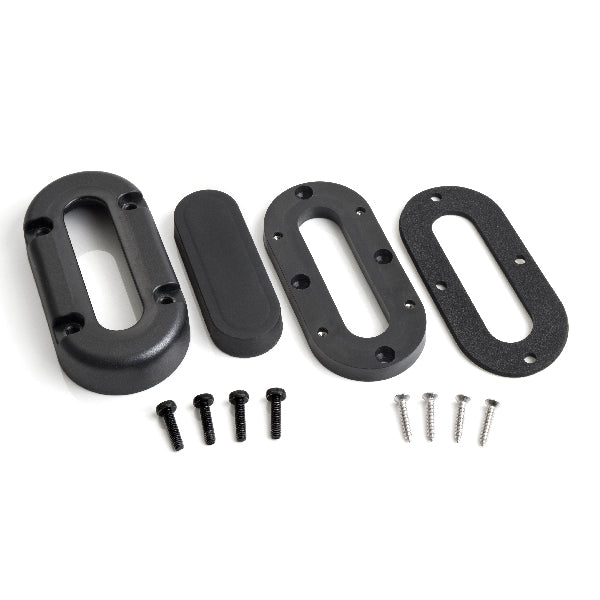 ScanStrut Dæksgennemføring til 4 x <15mm ledninger, sort