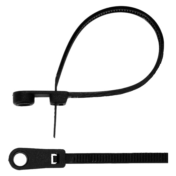 Strips sort med hul, 20stk