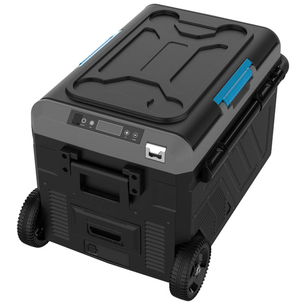 Iceberg-20 køleboks 40L m/komp. og hjul, 2-delt køl/frys