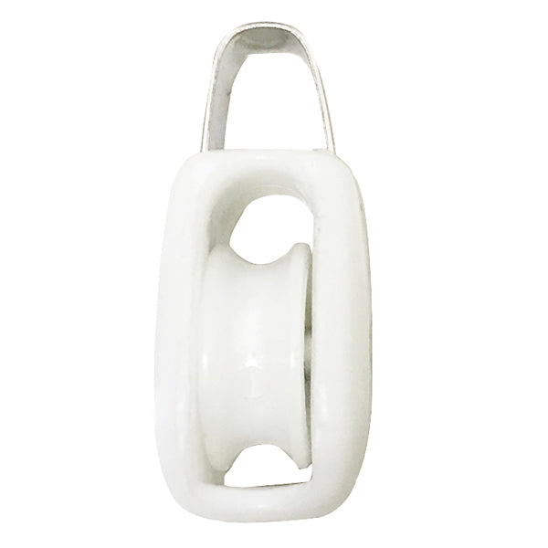 Blok Ø25mm med bøjle til Ø8mm line