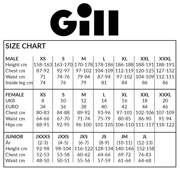 Gill OS34J Coastal Jakke | Vandtæt 20.000 mm | Åndbar & Slidstærk