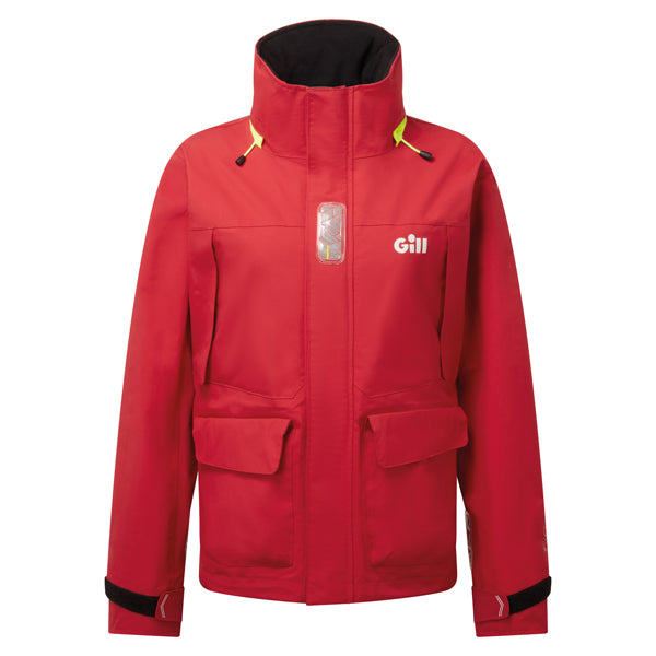 Gill OS34J Coastal dame jakke rød  str. 20