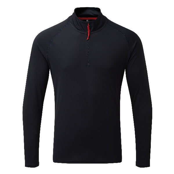 Gill UV009 Langærmet zip T-shirt men's UV50+