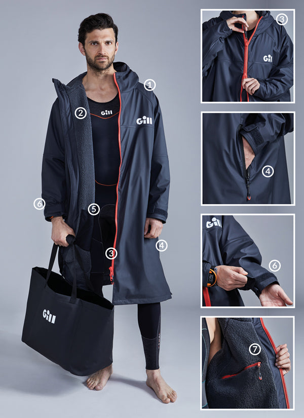 Gill 5024 Aqua Parka jakke, grøn