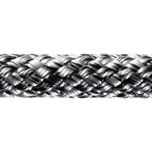 Robline Sirius 500 Allround tov, 6mm Sølv/Sort  - 1 mtr