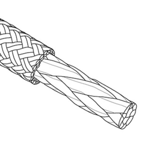 Robline Globe Pro Robtec Fald – Hvid/Blå | Sælges på metermål