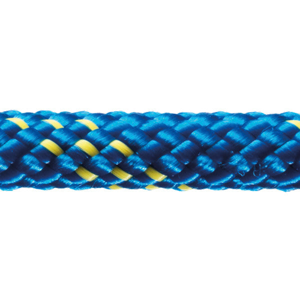 Robline Dinghy Light, 8mm Blå/Gul - 1 mtr