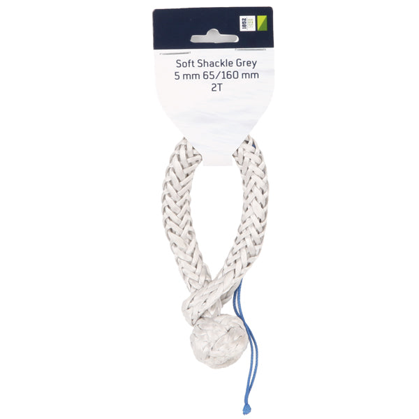 1852 Soft tovsjækel 5mm Grå 65/160mm 2T