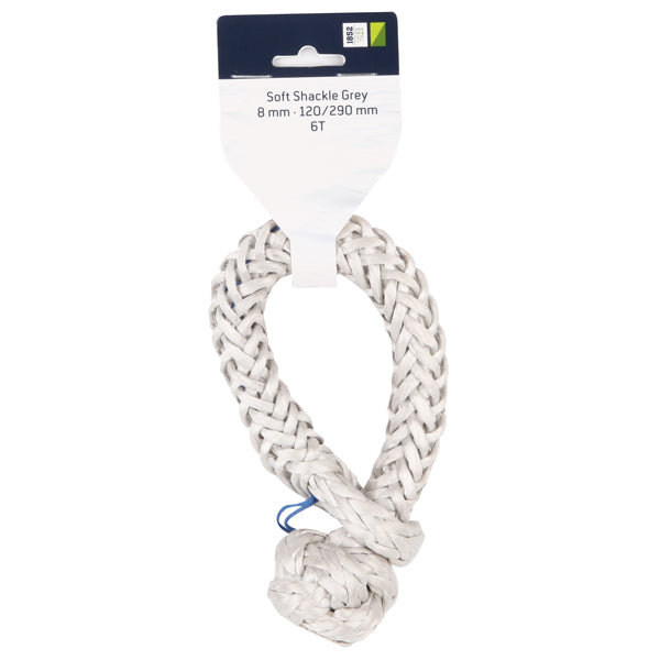1852 Soft tovsjækel 8mm Grå 120/290 mm 6T