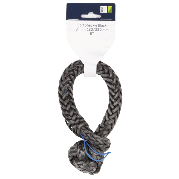 1852 Soft tovsjækel 8mm Sort 120/290 mm 6T