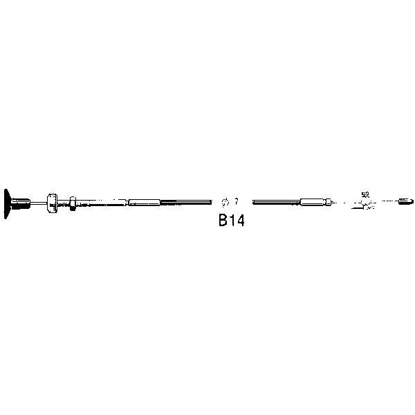 Ultraflex Stopkabel B14