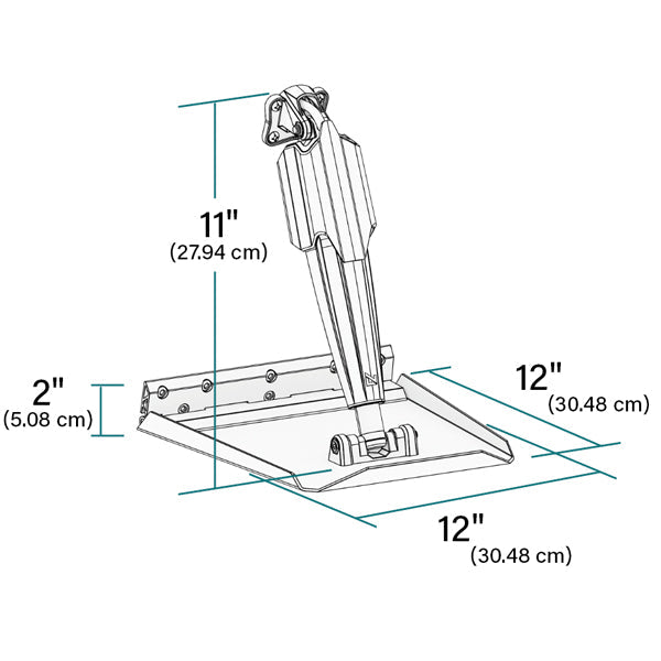 Lenco 12" x 12" Edge Mount Trim Tab Kit med Pro Control Auto