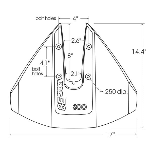 Hydrofoil se sport 300 sort