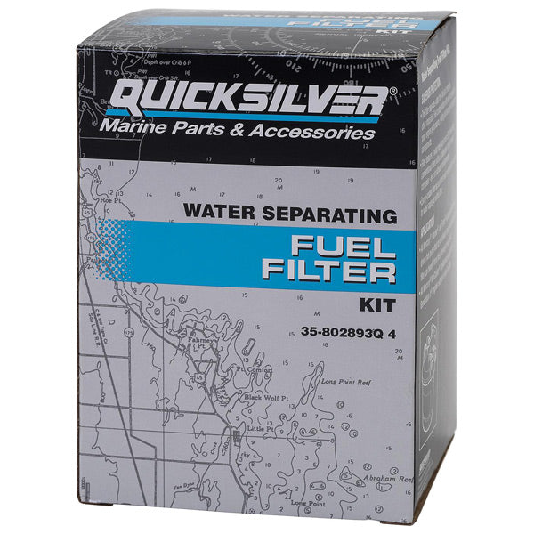 Quicksilver 802893Q4 vandsep. brændstoffilter til Mercury/Mar., MerCruiser