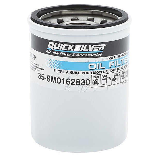 Quicksilver 8M0162830 Oliefilter til Mercury/Mariner 25-115 hk påhængsm.