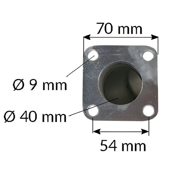 1852 Flange med omløber til Bukh RF