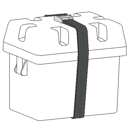 Universal holder RF 316, med gjord 2,5x100cm.