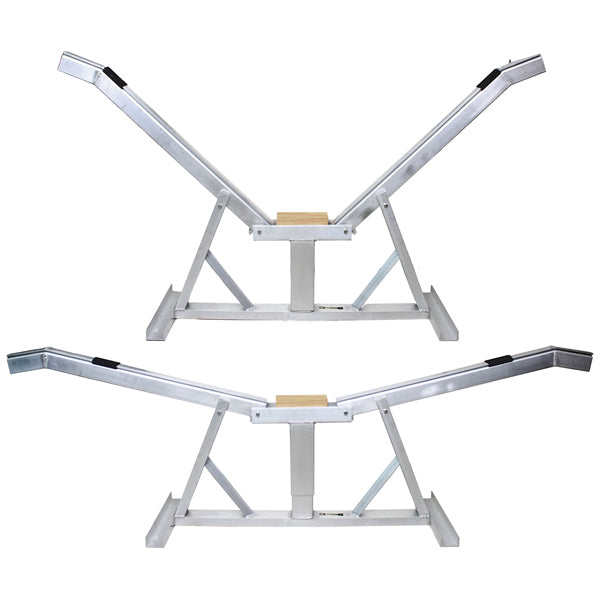 1852 Bådstativ 2 stk. i aluminium selvjusterende maks. 2T