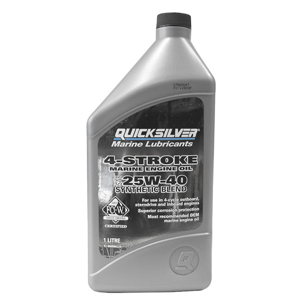 Quicksilver 25W-40 Motorolie syntetisk