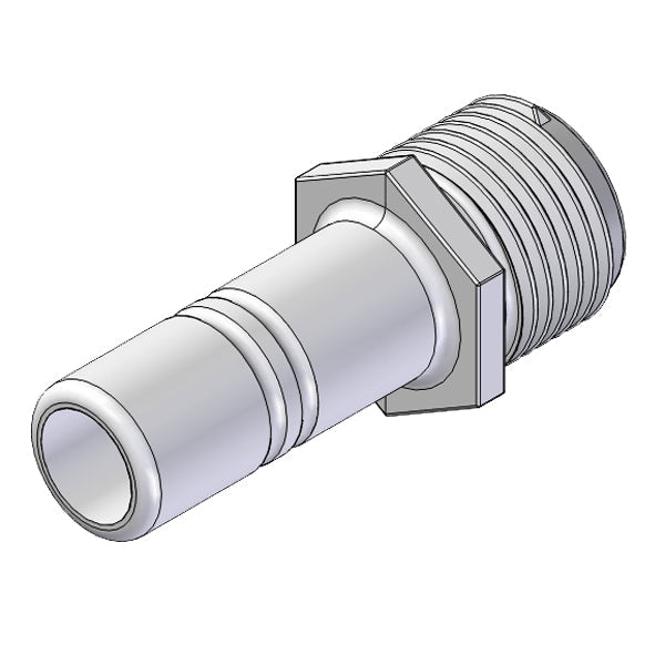 Whale adapter 1/2" han - 15mm slangestuds, 2stk