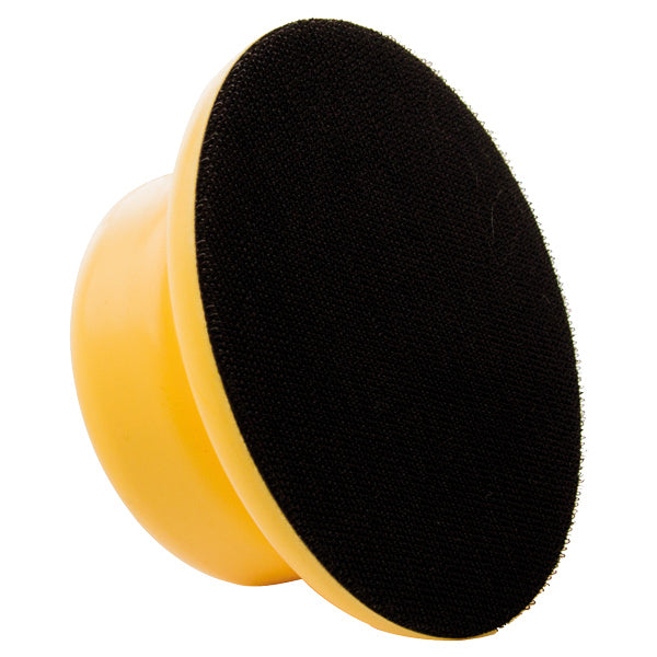 1852 gul hånd polerings pad med velcro Ø125mm