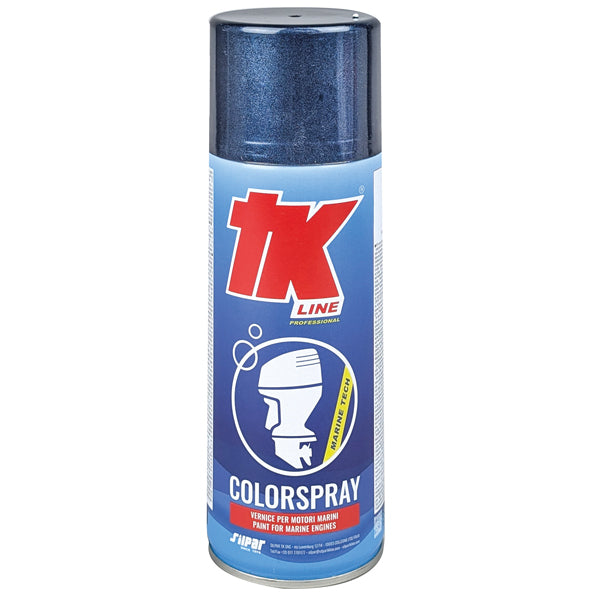 TK spraymaling evinrude blue xp