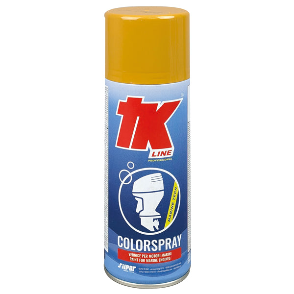 TK spraymaling caterpillar gul