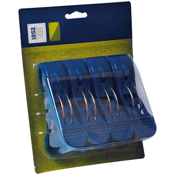 1852 Klemme 32mm 4stk blå