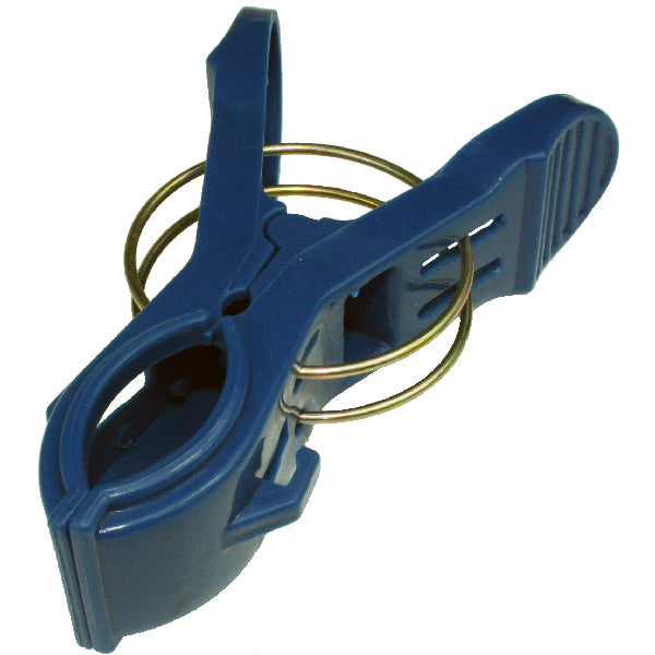 1852 Klemme 32mm 4stk blå