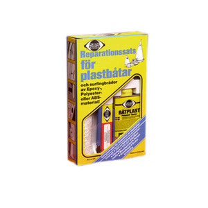 Plastic Padding Reparationssæt 250ml 20 x 90cm glasfibervæv