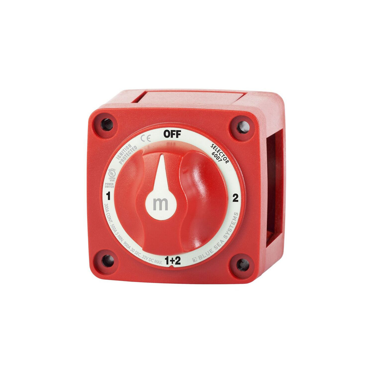Blue Sea Batteriomskifter 1-2 Batteri
