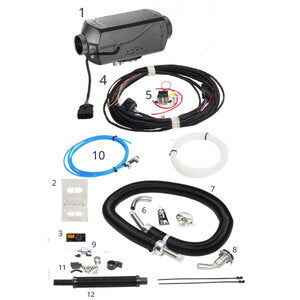 Eberspächer Marine Airtronic D2L, S3,12 volt kompl
