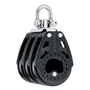 Harken Carbo Blok 75 mm tripel, svirvel