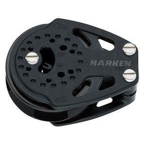 Harken Carbo Ratchet Blok 75 mm enkelt, skildpadde