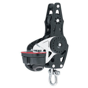 Harken Carbo Blok 75 mm enkelt, hunsvot, violin, C