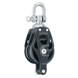 Harken Element blok 45 mm dobbelt m. svirvel og Ca
