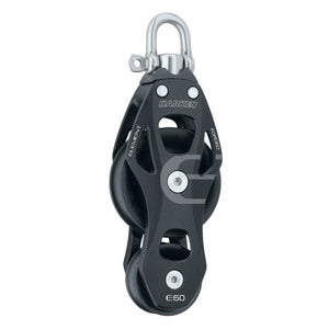 Harken Element blok 60 mm violin m. svirvel