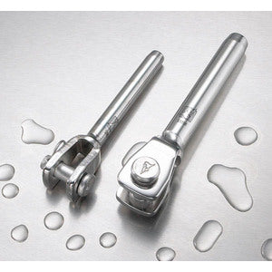 OS Gaffelterminal 4mm. 5.0mm bolt