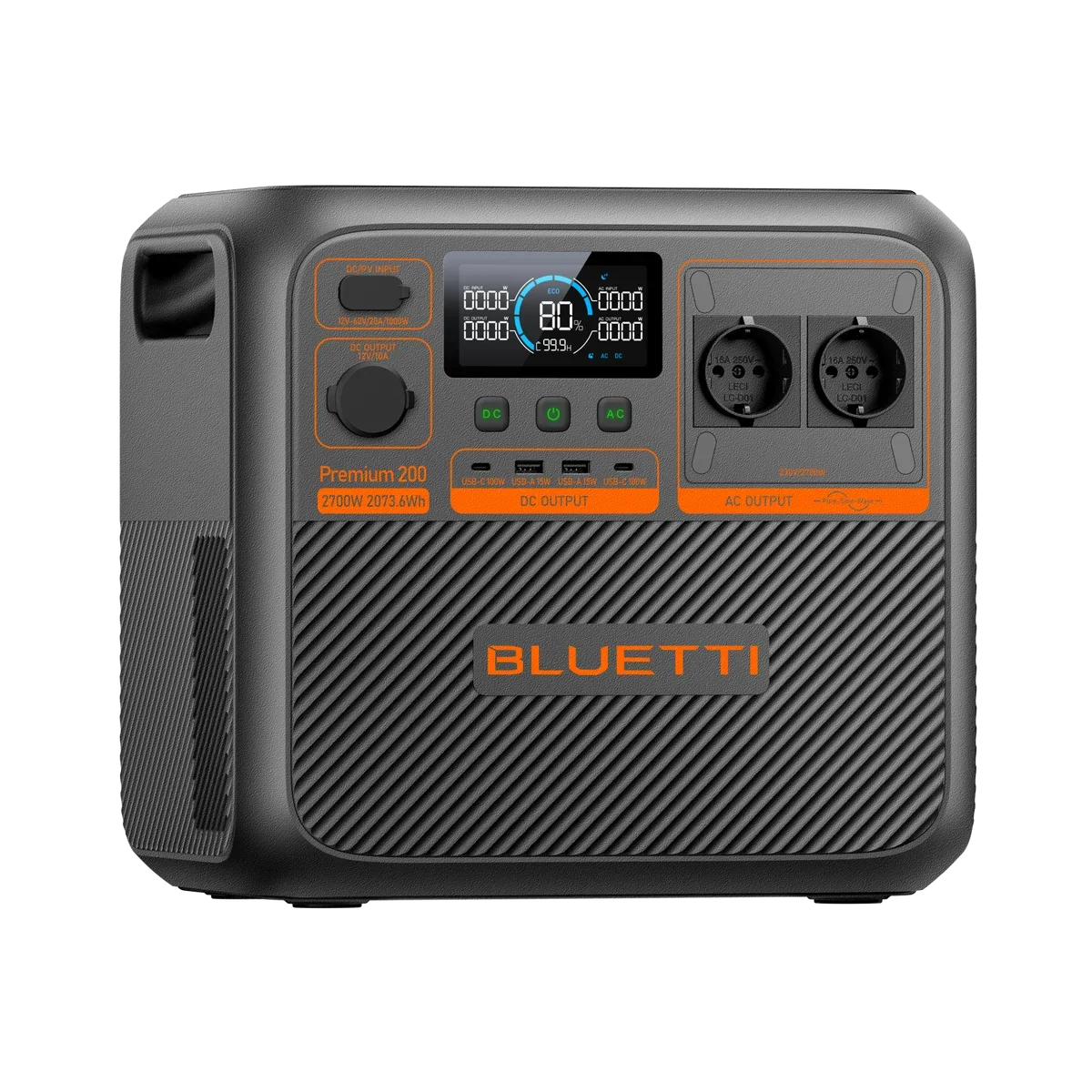 BLUETTI Premium 200 V2 Portable Power Station | 2.700W 2.073,6Wh