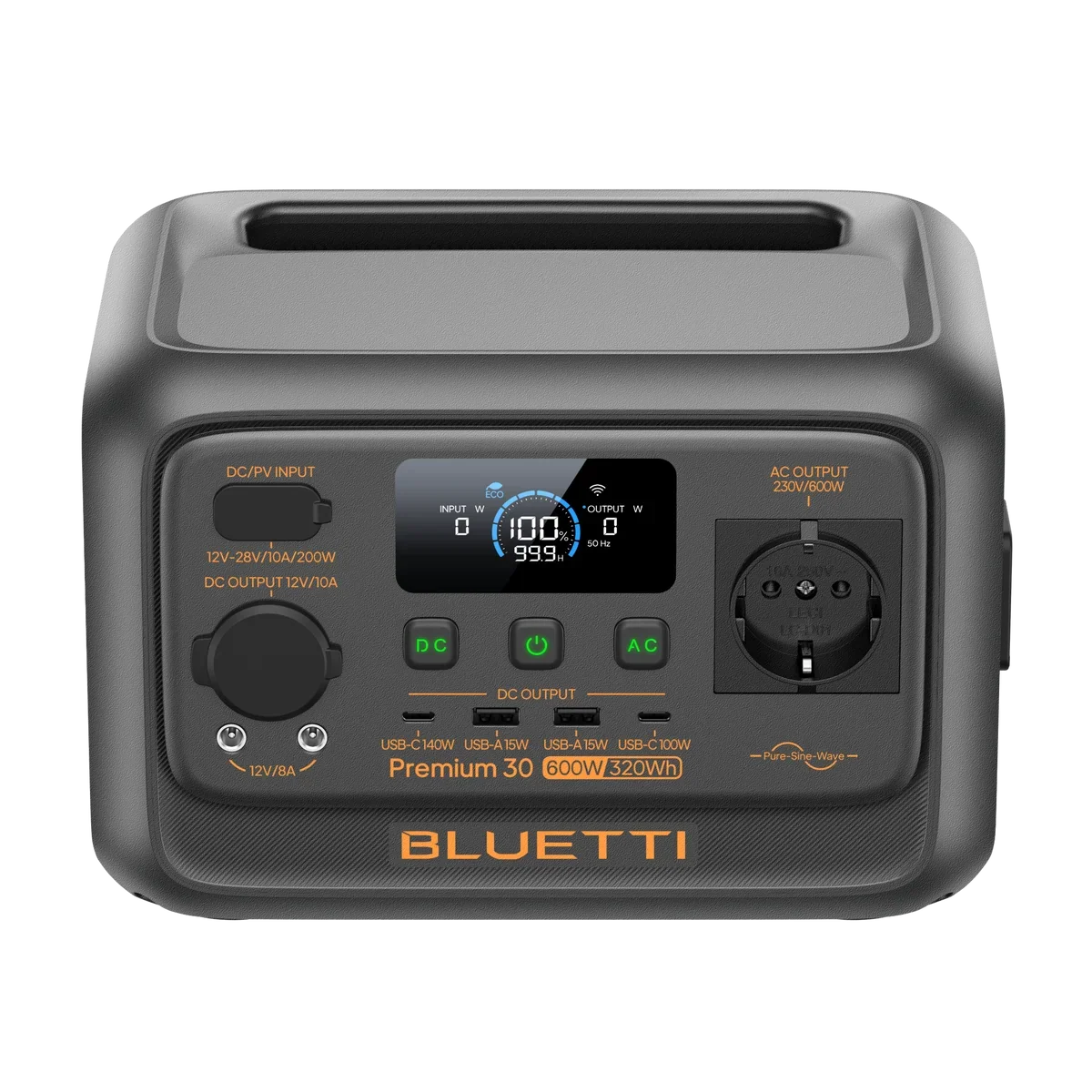 BLUETTI Premium 30 V2 Portable Power Station | 600W 320Wh