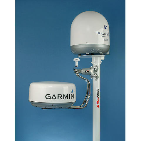 Scanstrut DLMP1-45 Selv nivellerende radarmast for dobbelt montering