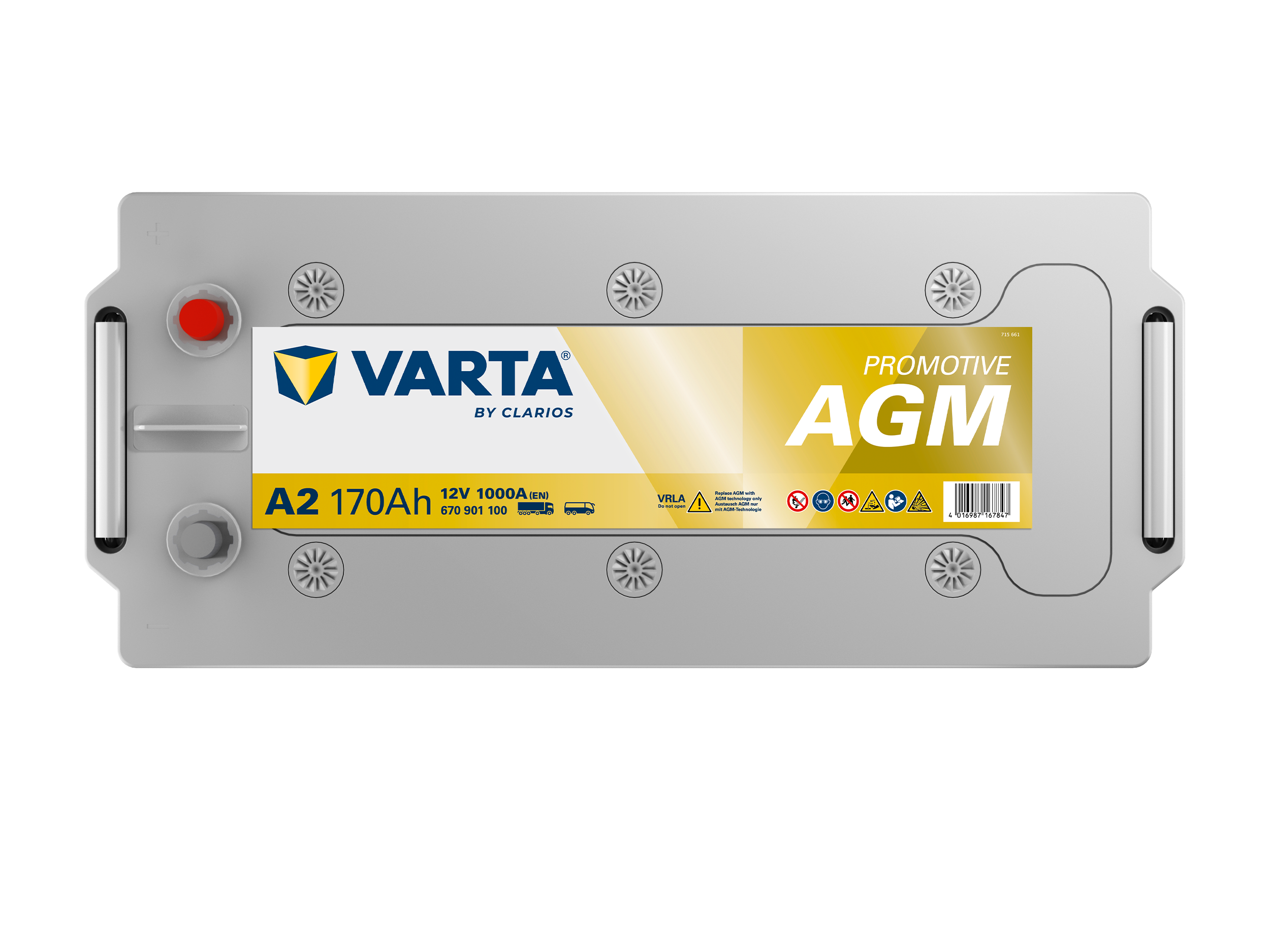 VARTA ProMotive AGM batteri 12V 170Ah A2