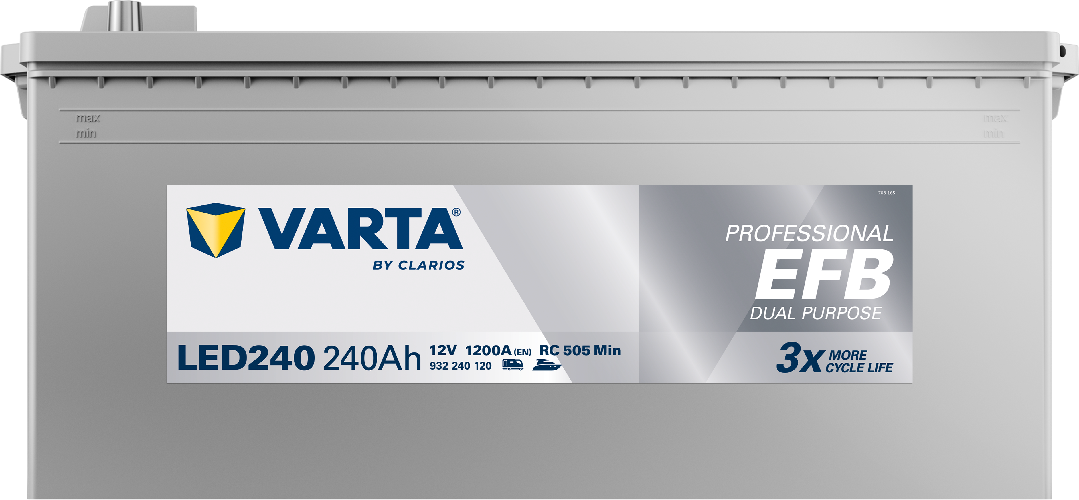 VARTA Professional Dual Purpose EFB batteri 12V 240Ah LED240