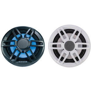 Fusion 10 XS Subwoofer LED Sports Gråt &amp; Hvid