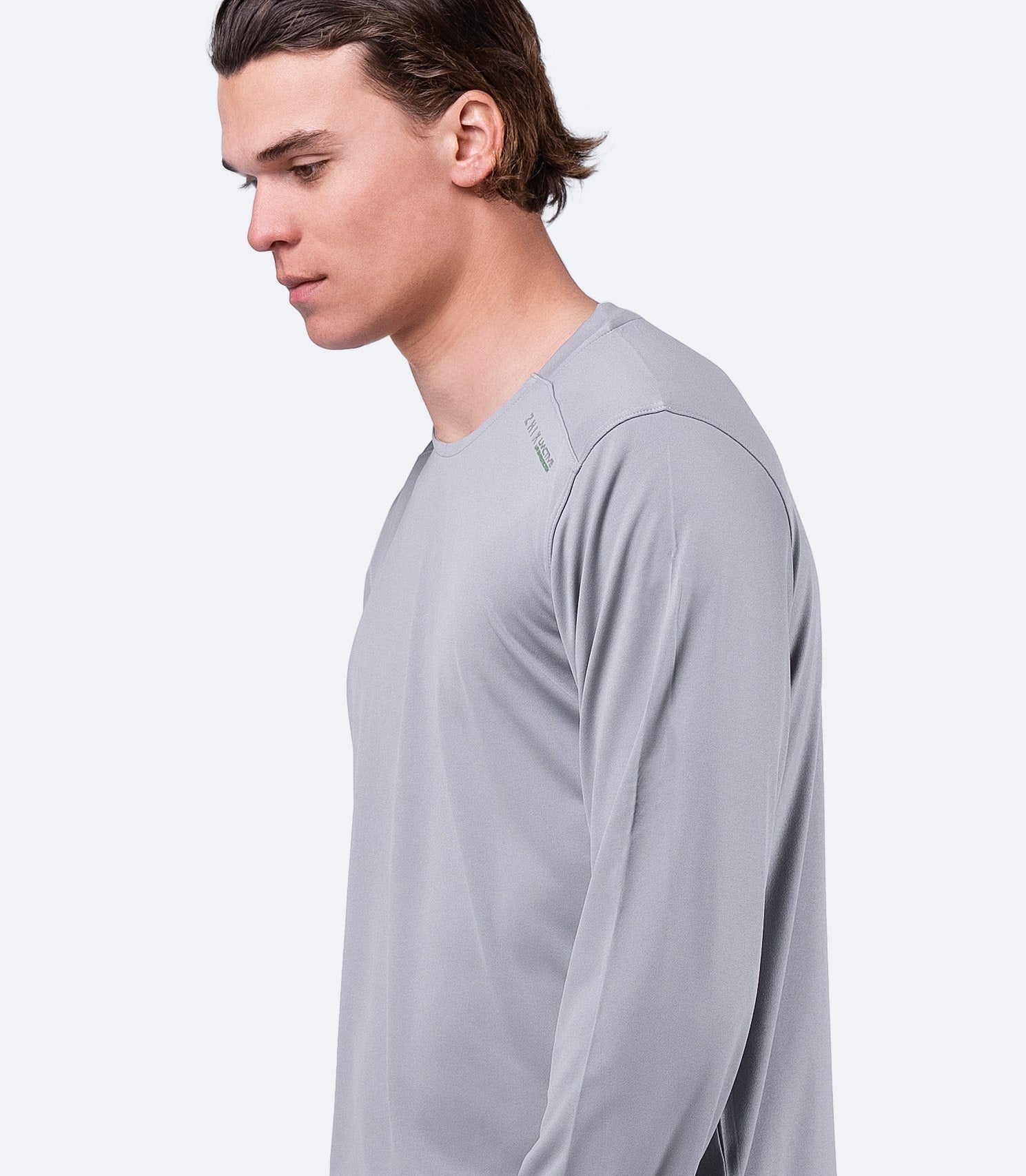 Mens UVActive Long Sleeve Top - Grey