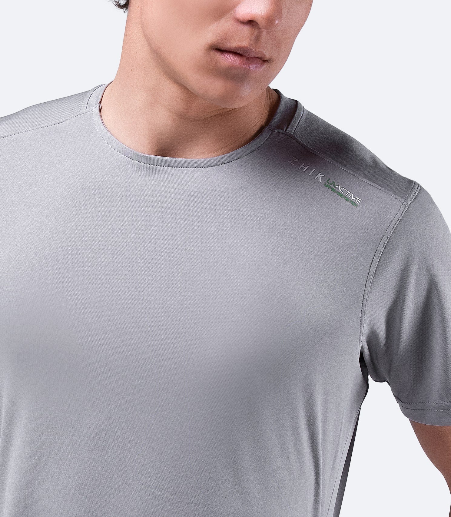 Mens UVActive Short Sleeve Top - Grey