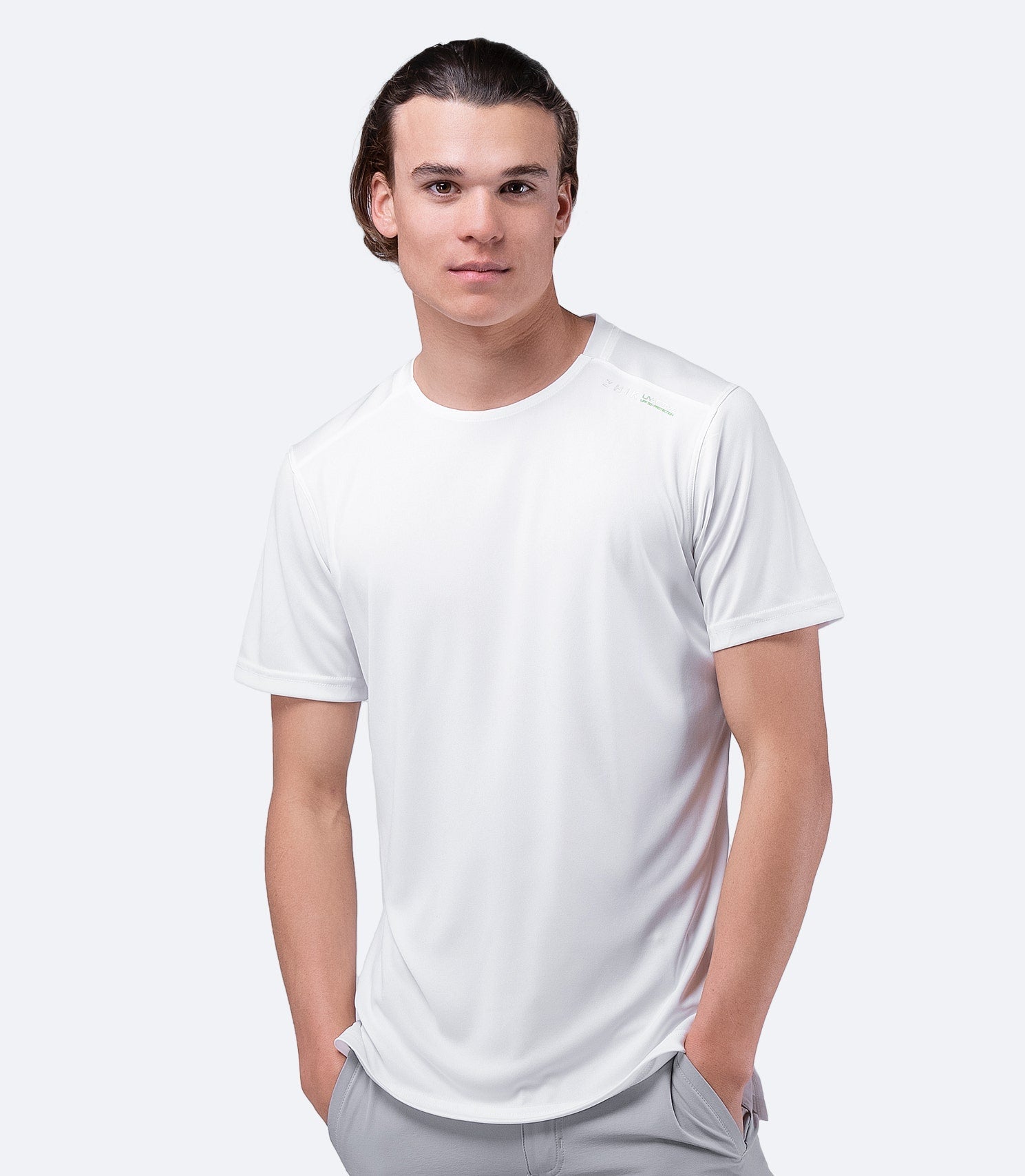 Mens UVActive Short Sleeve Top - White